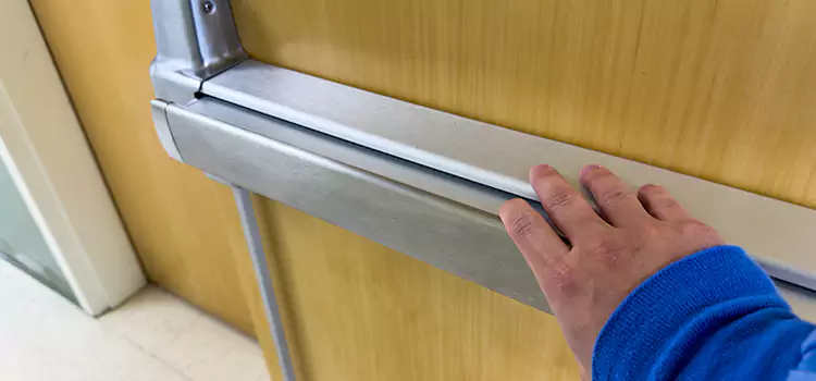 Installing a Push Bar on a Door North Babylon